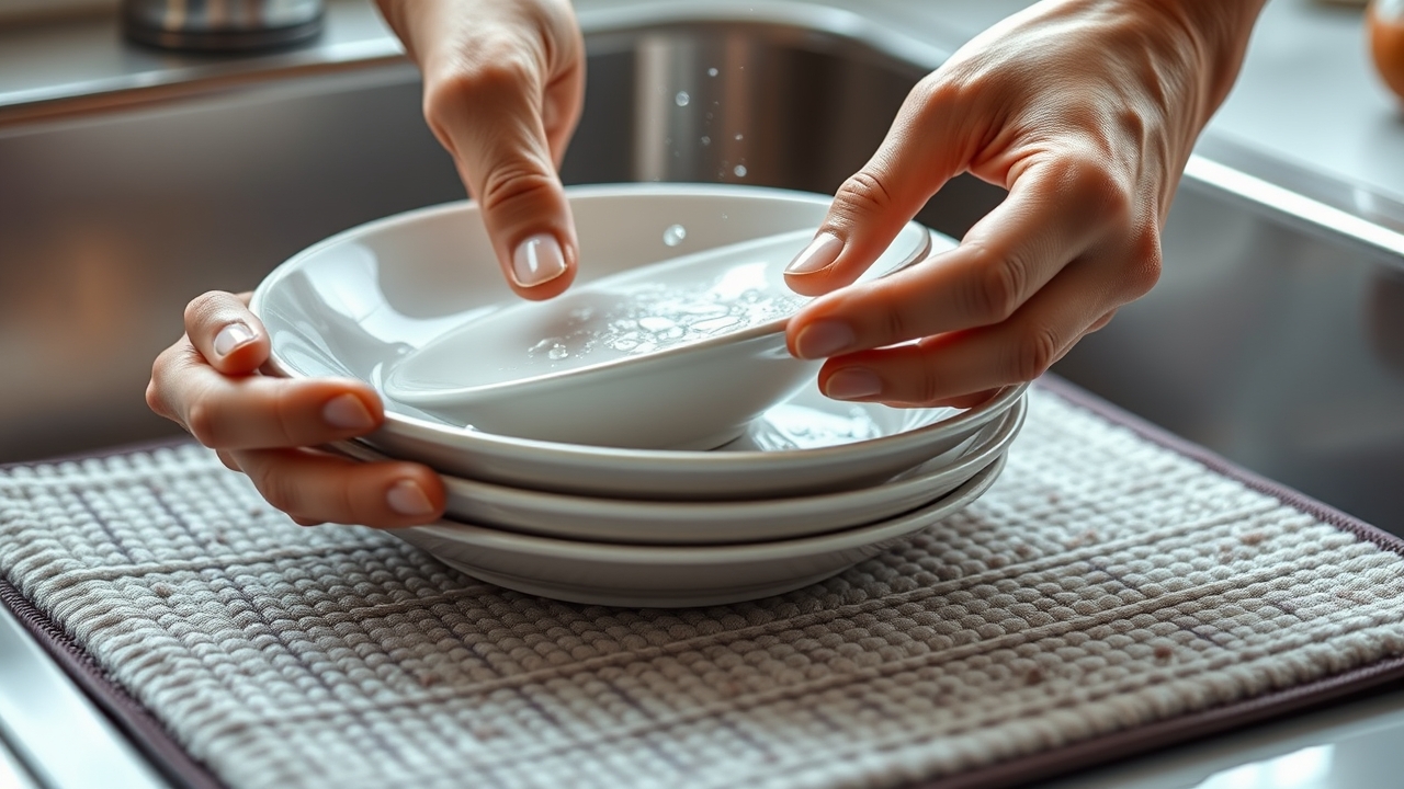 dish drying mat - Illustration 2